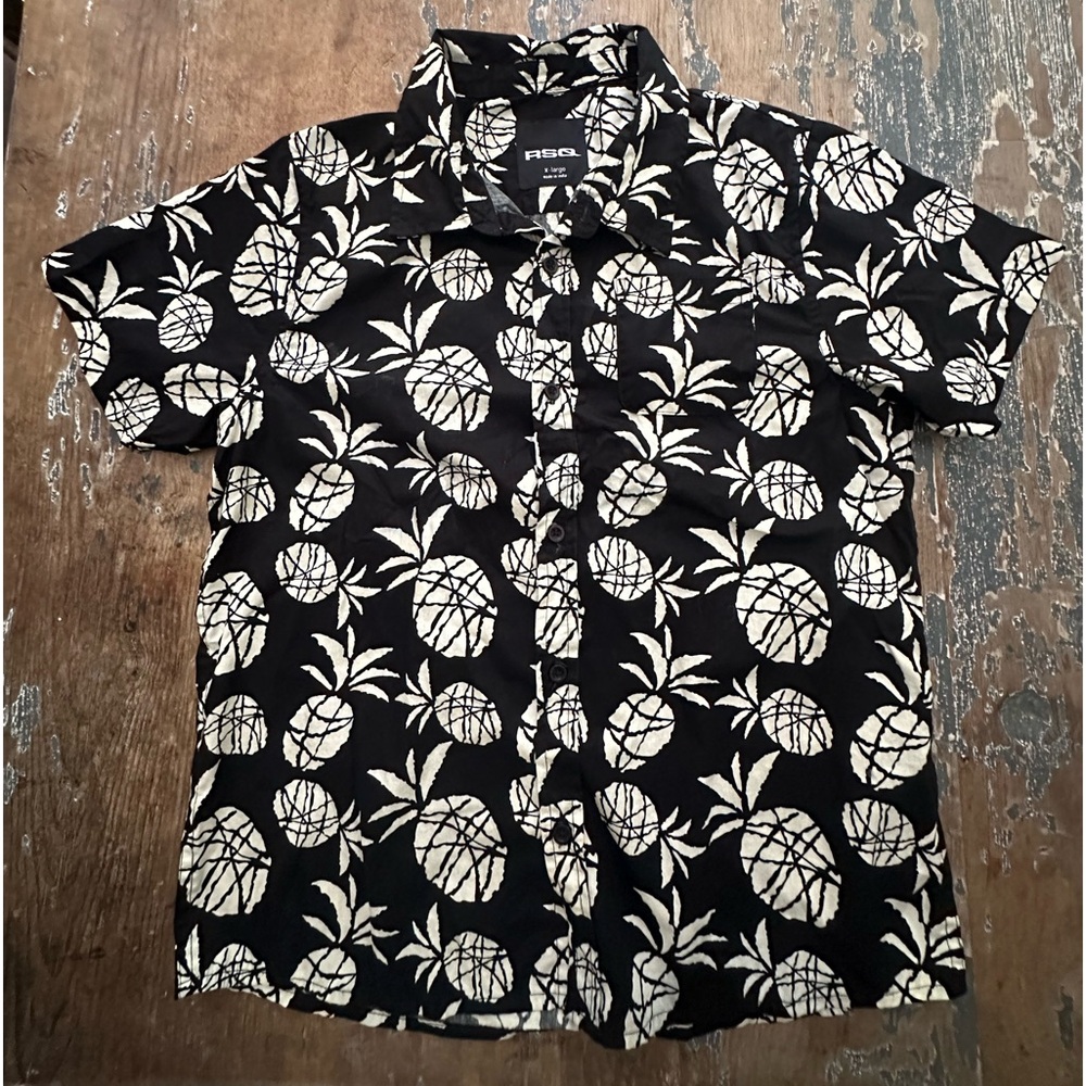 Boys Large RSQ modern aloha shirt